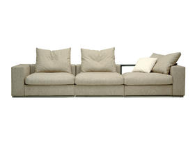 Morgan 大三人沙发 | 更多座位组合，皮布面料可选，详询客服