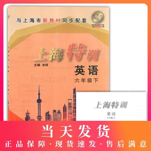 正版 上海特训 英语N版 六年级下/6年级第二学期 扫码听听力 不含参考答案 与上海教材同步配套 教材同步配套课后练习期中期 商品图0