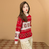 【森系母女亲子装儿童红色毛衣】2021春款童装女学生女童拜年服冬加厚新年 商品缩略图1