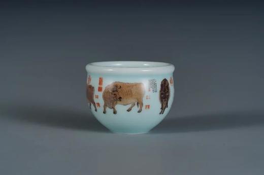 《福牛》系列贺岁年礼丨五牛缸杯 商品图0