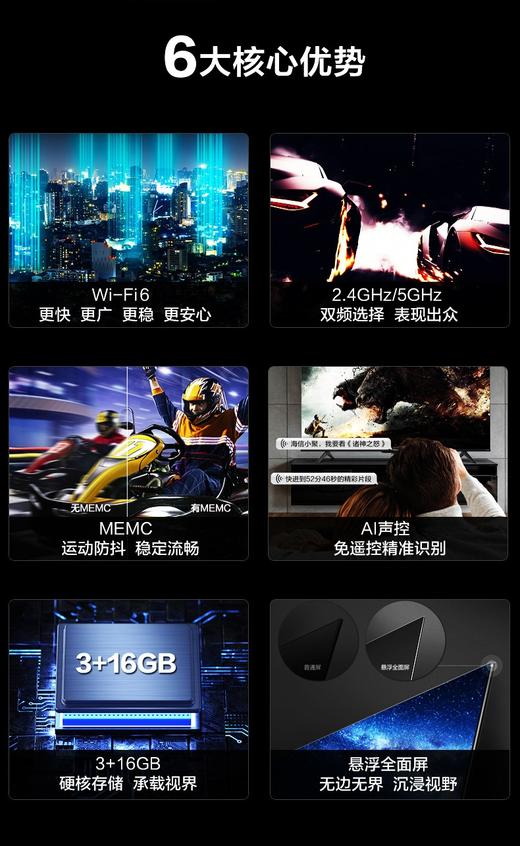 海信（Hisense）电视55E3F-MAX 商品图2