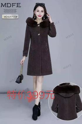 曼蝶菲儿0105雪貂绒外套