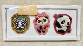 3枚盒装刺绣冰箱贴