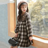 【女童法式复古公主裙】秋冬毛呢格子裙女打底裙子内搭女秋冬连衣裙 商品缩略图1