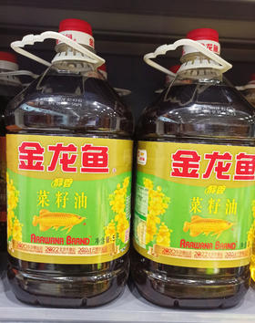【富明商城】金龙鱼醇香菜籽油5L