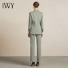 IWY/橄榄绿商务英伦风职业装西服西装套装裤女修身百搭工作服204026C1+P6 商品缩略图3