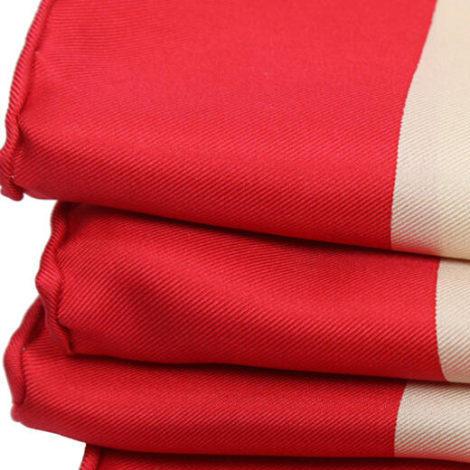 GUCCI 古驰 女士春夏象牙色红边GUCCI标识真丝围巾丝巾方巾 混色 529002 3G001 9274 商品图3