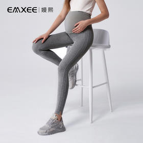 嫚熙拼接款孕妇打底裤