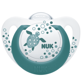 NUK德国婴幼儿硅胶安抚奶嘴软薄防胀乳胶新生安睡0-6-18-36个月