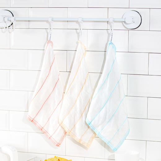 【茶花】棉柔清洁抹布3片装 商品图5