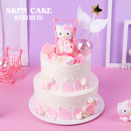 HELLO KITTY猫生日蛋糕【喵喵超可爱】 商品图2