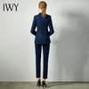 IWY/藏青色职业装西服西装正装套装女商务通勤干练修身CP10351 商品缩略图3