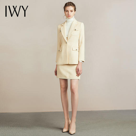 IWY/优雅气质小香风西装套裙女时尚名媛职业裙204007CS1 商品图1