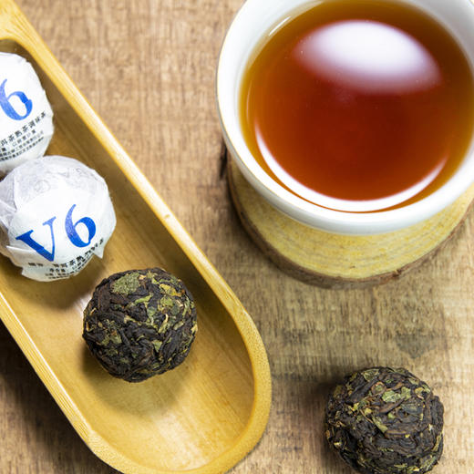 域邦V66糯香龙珠（普洱茶熟茶调味茶） 商品图3