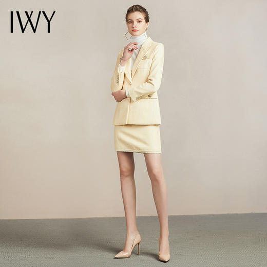 IWY/优雅气质小香风西装套裙女时尚名媛职业裙204007CS1 商品图4