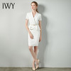 IWY/典雅白色西服西装套裙女时尚修身气质名媛职业上班面试主持人正装CS810 商品缩略图1