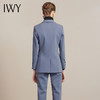IWY/简约时尚蓝色通勤百搭西服西装套装女职业商务休闲干练工作服204025C1P1 商品缩略图3