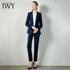 IWY/藏青色职业装西服西装正装套装女商务通勤干练修身CP10351 商品缩略图2