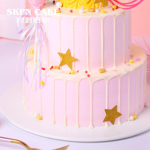 【女孩生日人气第1】贝儿公主-水果夹心奶油网红蛋糕 商品图4