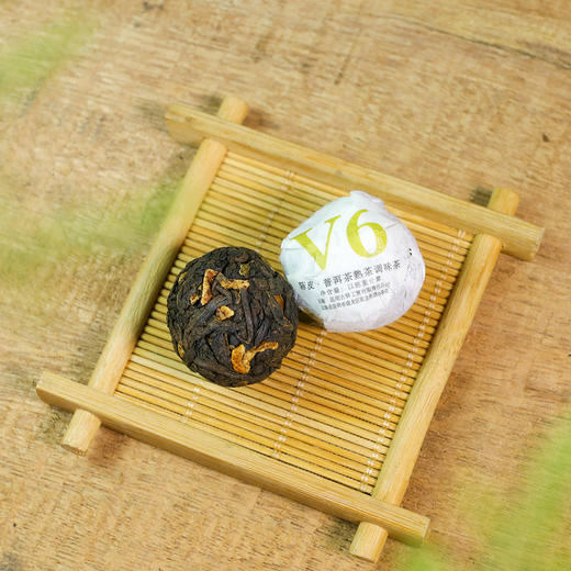 域邦V66陈皮龙珠（普洱茶熟茶调味茶） 商品图3