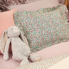 碎花系列花边枕头带枕套纯棉护颈枕柔软可水洗成人低枕