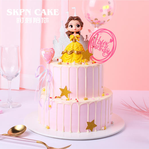 【女孩生日人气第1】贝儿公主-水果夹心奶油网红蛋糕 商品图1