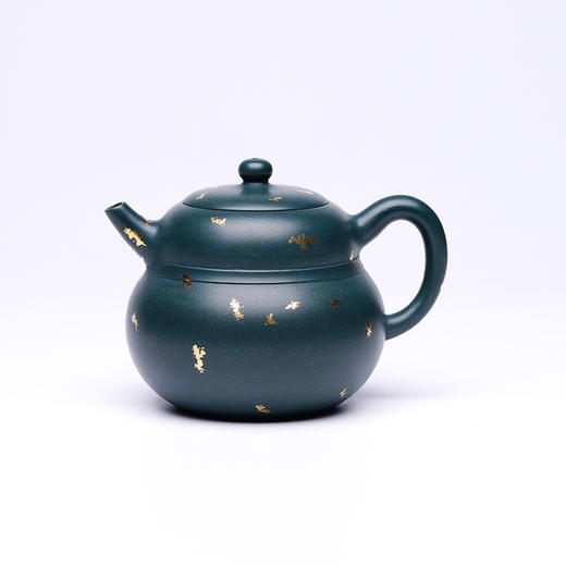 龙德堂陶艺 徐飞制《玉带葫芦》苏门答腊青 320cc (库存请咨询客服) 商品图4