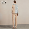 IWY/高端拼接卡其色设计感西服套装女职业装商务韩版通勤时尚气质女神204003C1P1 商品缩略图3