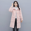 PY-1075NJ    冬季新款时尚翻领金貂绒大衣韩版宽松气质淑女中长款女装外套 商品缩略图2