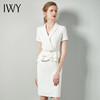 IWY/典雅白色西服西装套裙女时尚修身气质名媛职业上班面试主持人正装CS810 商品缩略图2
