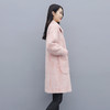PY-1075NJ    冬季新款时尚翻领金貂绒大衣韩版宽松气质淑女中长款女装外套 商品缩略图3