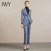 IWY/简约时尚蓝色通勤百搭西服西装套装女职业商务休闲干练工作服204025C1P1 商品缩略图1