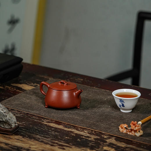 龙德堂陶艺 汤宣武《遂心如意》原矿大红袍 160cc 库存请咨询客服 商品图2