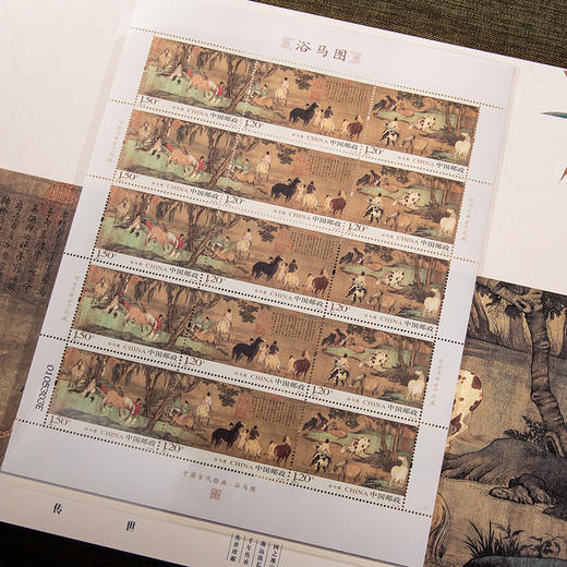 《故宫传世古画珍邮》| 跨30年名画邮票，藏十大传世名画，赏千年山河 商品图5