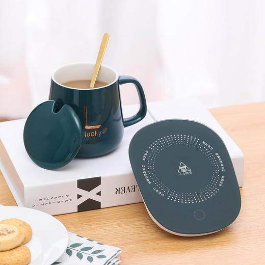 微重力三挡调节感应保温杯垫轻薄小巧礼盒加热垫带盖咖啡办公室两款可选 商品图4