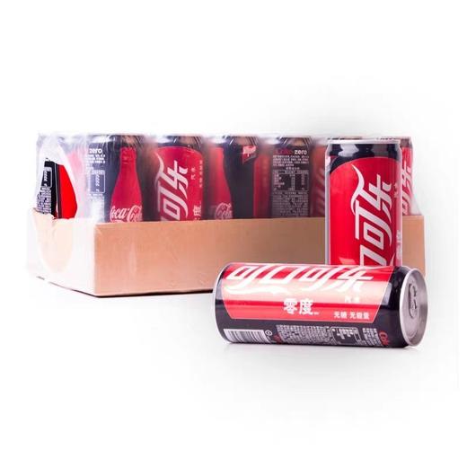 【批发】可口可乐零度无糖可乐330ml*24罐装摩登细听一整箱 商品图0