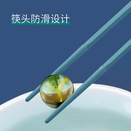 【不发霉不生锈，拒绝病从口入】五色筷子日式合金筷家庭分餐筷彩色耐高温不变形易清洗人手一双樱花指甲筷尖头防滑合金筷子家用分人公筷个性家用套装筷子 商品图4