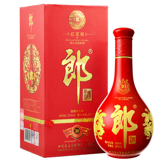 53度红花郎（10）500ML 商品图0