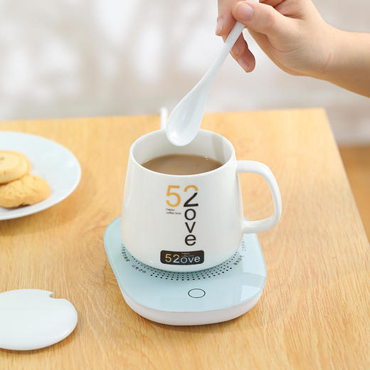 微重力三挡调节感应保温杯垫轻薄小巧礼盒加热垫带盖咖啡办公室两款可选 商品图3