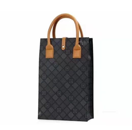 高档红酒葡萄酒折叠包装袋礼袋皮袋 商品图0