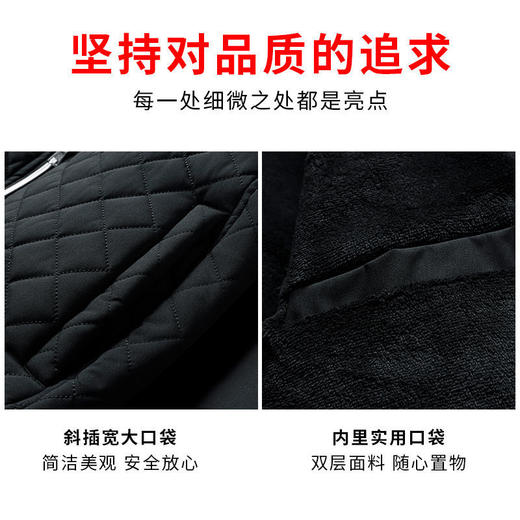 PDD-YCNZ210117新款男士时尚气质休闲加绒加厚棉衣外套TZF 商品图8