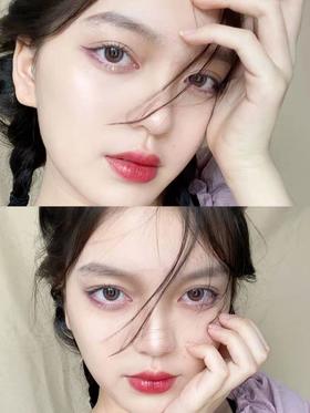 神仙眼妆|温柔韩妆和美瞳的绝美搭配