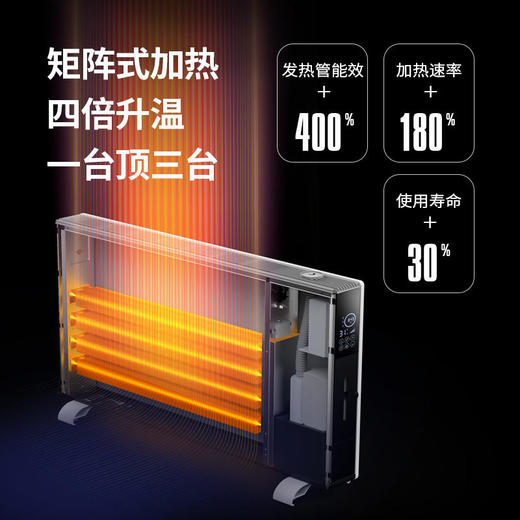 【蓝宝】德国蓝宝加湿取暖器家用节能对流式电热暖风机客厅速热H12【蓝宝】 商品图1