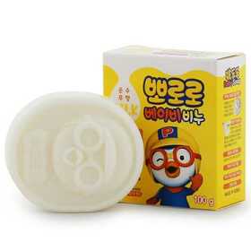 KJ 韩国进口啵乐乐pororo 儿童香皂婴儿香皂 无香型100g