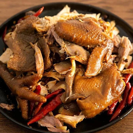 柴沟堡熏鸡酱鸡椒麻鸡  柏木熏制 熟食下酒菜 古法熏制  礼赠佳品 新鲜食材   浓香扑鼻 顺滑酥嫩 肉香四溢 商品图7