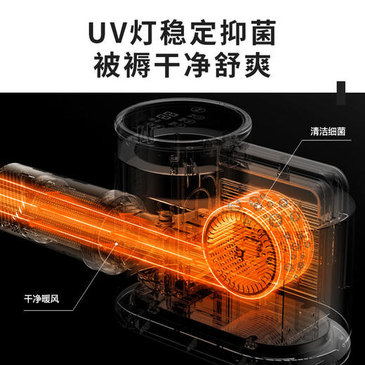 【蓝宝】蓝宝暖被机衣服被子烘干机家用小型床上除螨烘被机N1【蓝宝】 商品图2