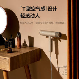 【大宇】DAEWOO韩国大宇吹风机负离子电吹风家用风筒护发速干折叠便携恒温HD01