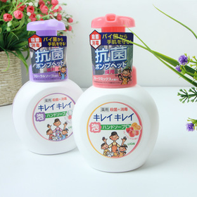 KJ 秒杀日本狮王洗手液 宝宝专用消毒杀菌  250ml 柠檬香型+果香型250ML FR2108
