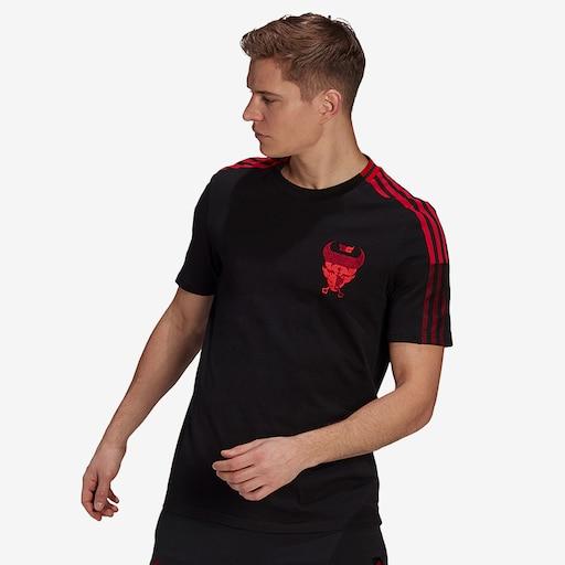 ADIDAS/阿迪达斯 拜仁 夹克短袖卫衣长裤套装GU6961 商品图1