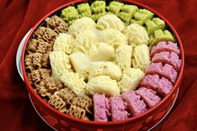 4色手工曲奇，不添加一滴水，260g单层